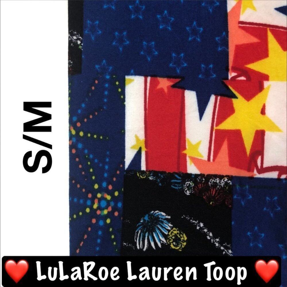 LuLaRoe Americana S/M Leggings brand new